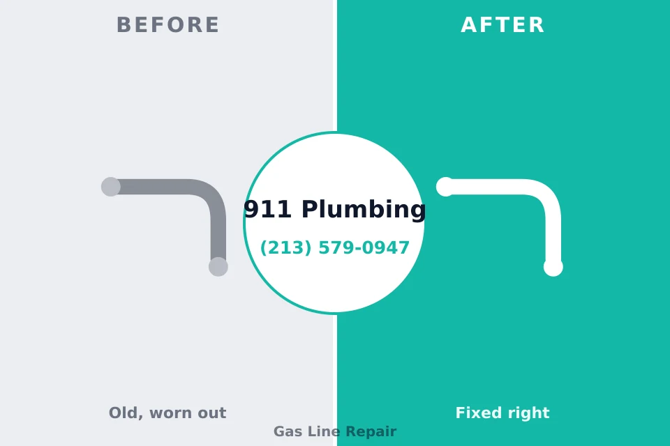 Before and after: plumbing company Warwick, RI